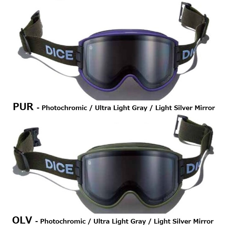 DICE（ダイス） 25-26 DICE ゴーグル GOODMAN グッドマン GM54570 調光