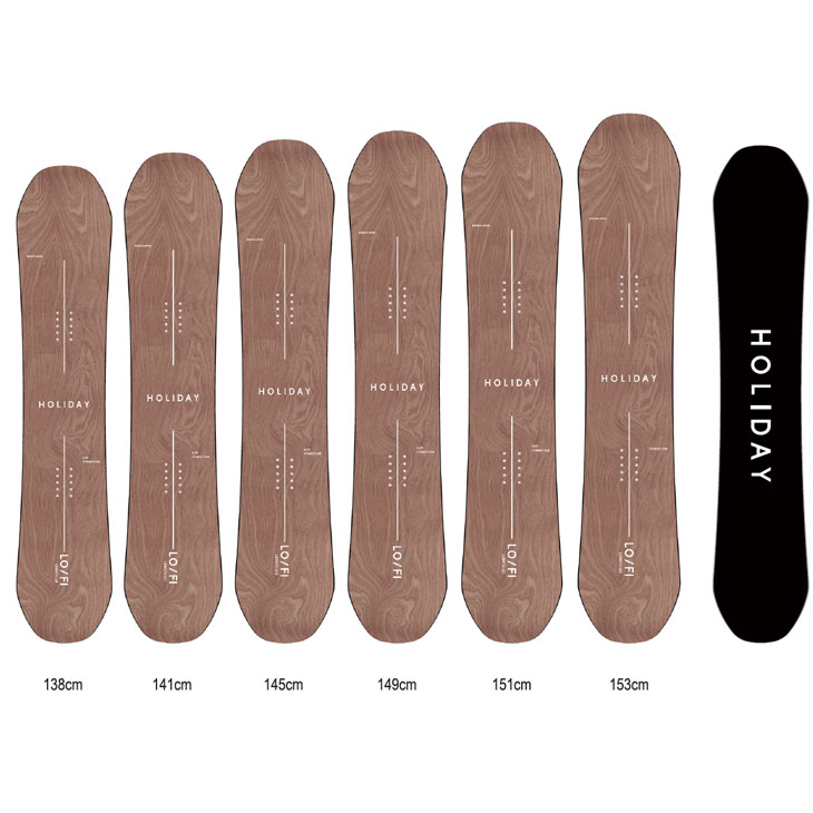 美品　HOLIDAY Lo-Fi SLAP 149cm 25-26モデル HOLIDAY 25-26 HOLIDAY ホリデイ ホリデー スノーボード 板 【Lo-Fi