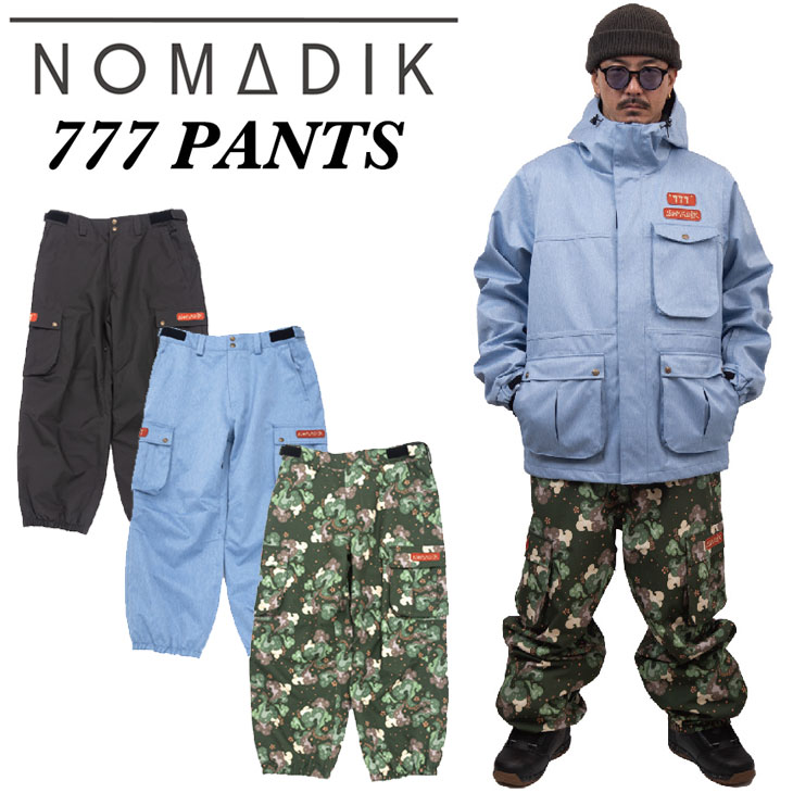 25-26 NOMADIK ノマディック スノボ ウェアー 777 PANTS パンツ 國母