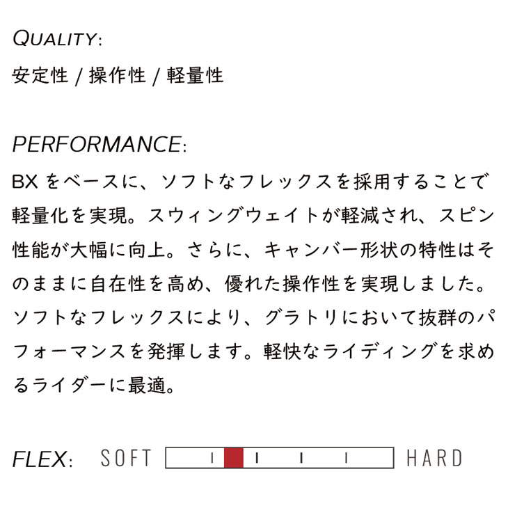 NIDECKER（ナイデッカー） 25-26 SPREAD スプレッド BX-F ビーエックス