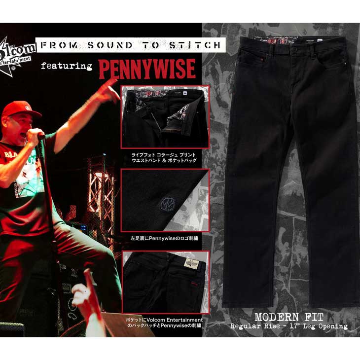 VOLCOM（ボルコム） VOLCOM 2025秋冬 メンズ デニム パンツ V ENT