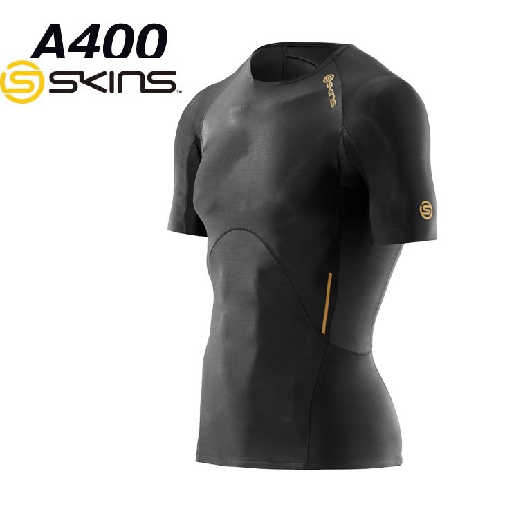 【訳アリ最終処分品】スキンズ SKINS A400 メンズ ショートスリーブ トップ 【正規品】 コンプレッション インナー short sleeve