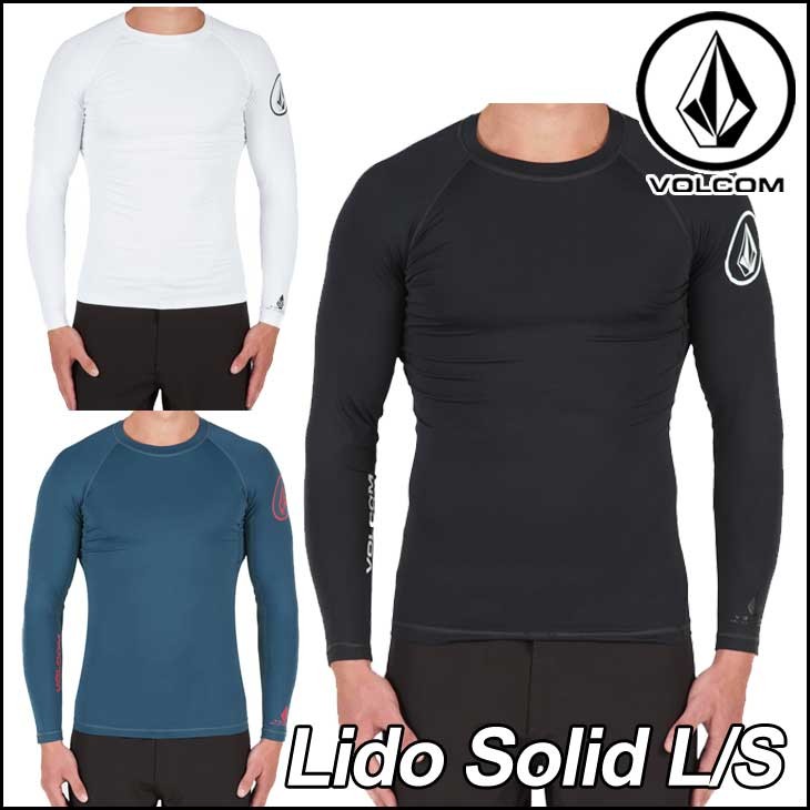 VOLCOM ボルコム メンズ サーフ ラッシュガード 水着 【Lido Solid L/S 】 長そで 長袖 【返品種別OUTLET】