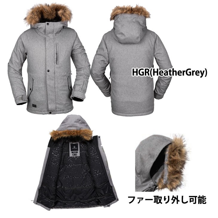 VOLCOM（ボルコム） 19-20 スノーウェア キッズ SO MINTY INS JACKET