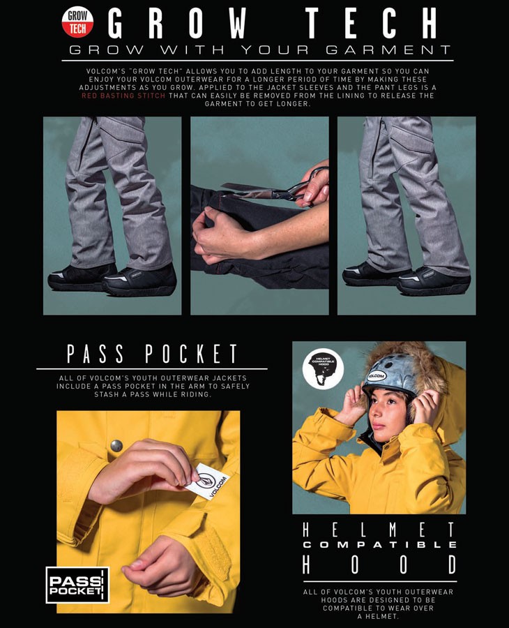 VOLCOM（ボルコム） 19-20 スノーウェア キッズ SO MINTY INS JACKET