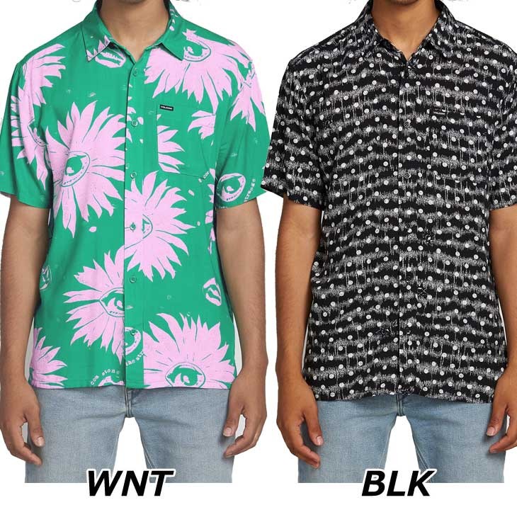 ボルコム ストレッチ シャツ VOLCOM VOLCOM（ボルコム） シャツ Mag Sketch S/S メンズ 半袖 A0421903