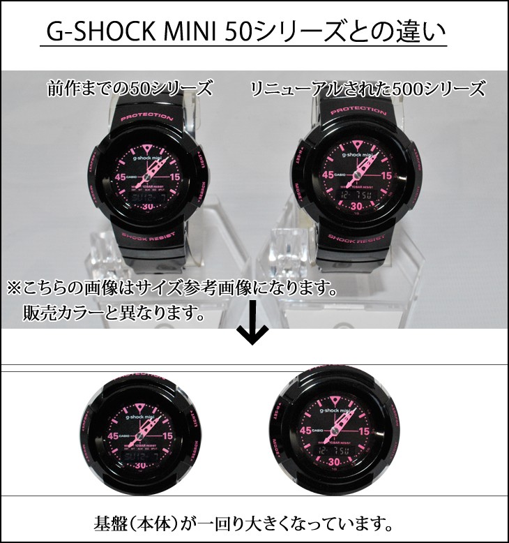 G-SHOCK カシオ MINI GMN-500-7BJR【カラー WHITE】 日本正規品 ship1