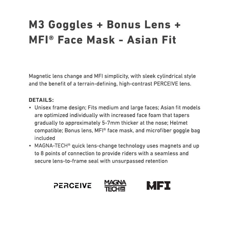 21-22 anon アノン ゴーグル M3 エムスリー MFI フェイスマスク スペアレンズ付き Asian Fit  :21an18m203381:FLEA フレア - 通販 - Yahoo!ショッピング