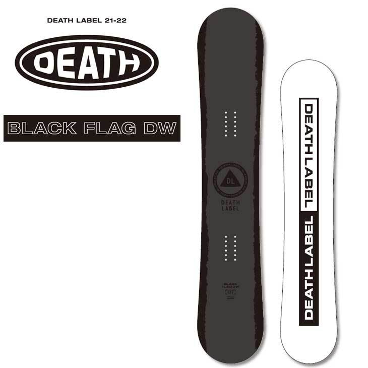 21-22 DEATH LABEL デスレーベル スノーボード 板 BLACK FLAG