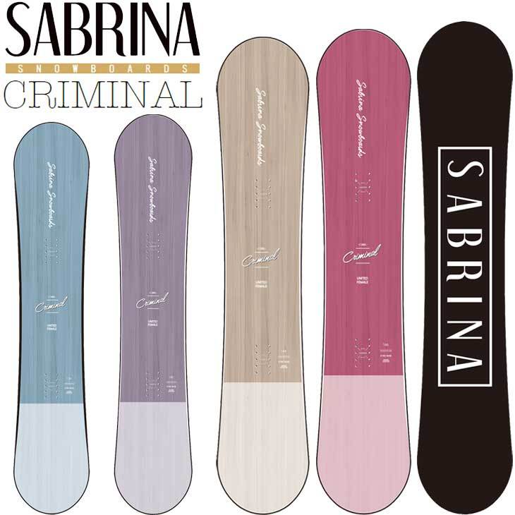 21-22 SABRINA サブリナ スノーボード レディース CRIMINAL 