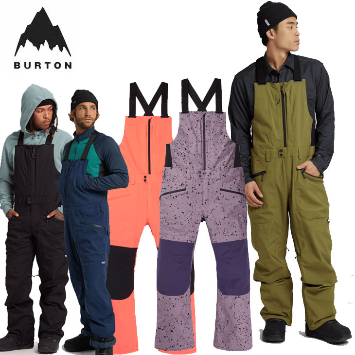 2022年春の BIB RESERVE BURTON PANTS ビブパンツ S バートン