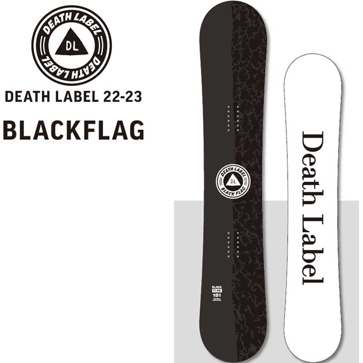 22-23 DEATH LABEL デスレーベル スノーボード 【 BLACKFLAG