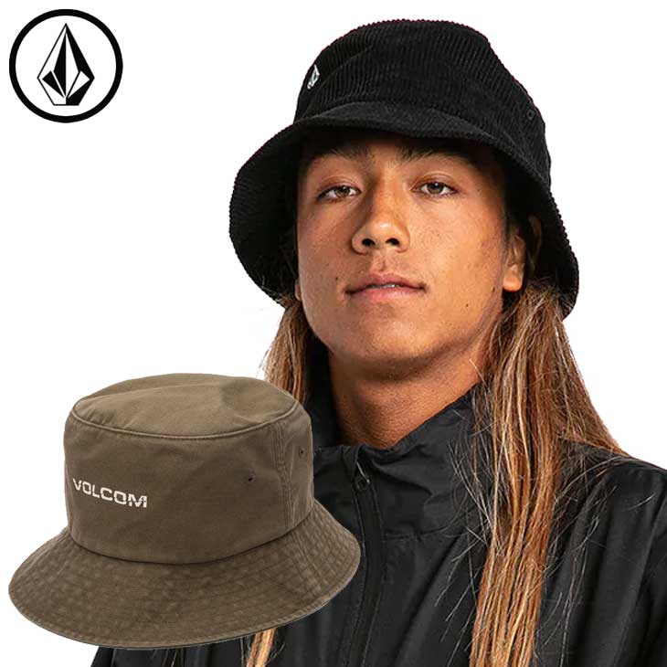 Volcom Surf Vitals B Stack Boonie Men's Hat, Black, Size S/M