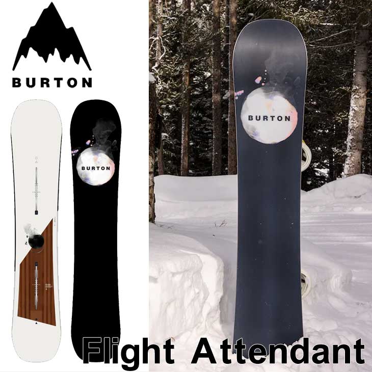 23-24 BURTON バートン スノーボード Men's Flight Attendant キャンバー  【日本正規品】ship1【返品種別OUTLET】