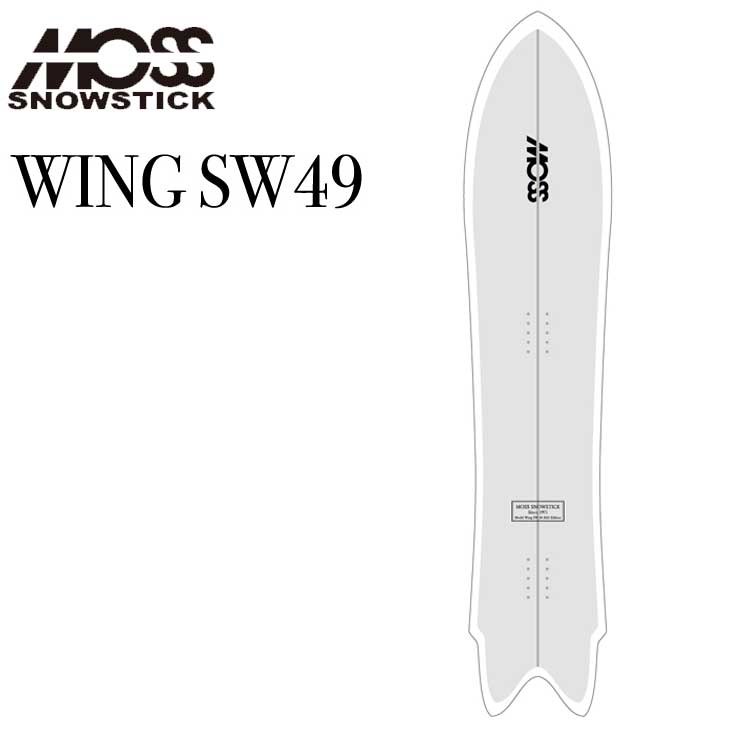 23-24 MOSS SNOWSTICK モス スノースティック スノーボード WING SW 49 
