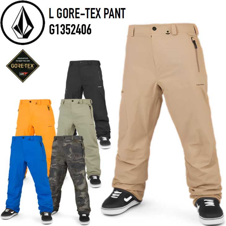 23-24 ボルコム VOLCOM スノーボード ウェアー L GORE-TEX PANT G1352406 エルゴアテックス パンツ ship1