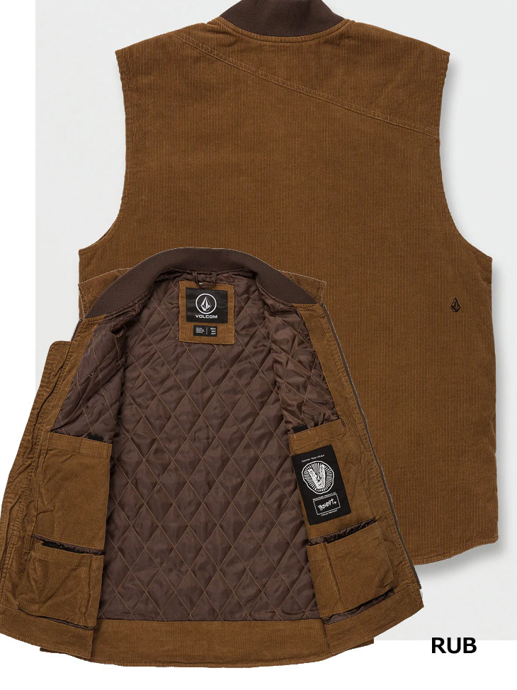 ボルコム VOLCOM ベスト メンズ Skate Vitals Collin Provost Vest A1812301 ship1