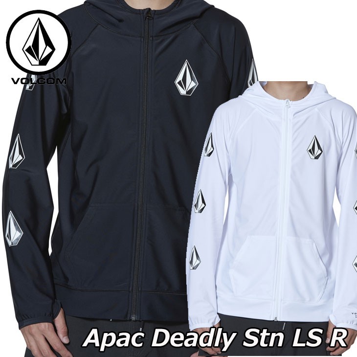 volcom ボルコム メンズ ラッシュガード 【Apac Deadly Stn LS R】長袖 ZIP フード Japan N03119G1 【 返品種別OUTLET】 :9vsp33mn03119g1:FLEA フレア 通販 