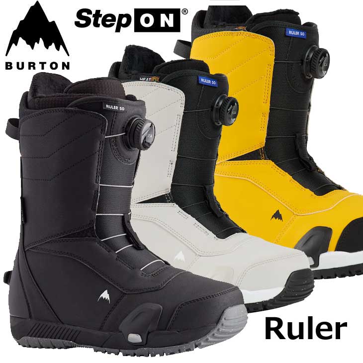 良品BURTON StepOnブーツMEN'S RULER(ルーラー) 25cm BURTON（バートン） 日本正規品 スノーボード ブーツ BURTON MENS スノーボード