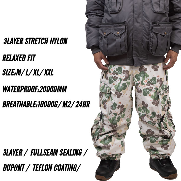 25-26 NOMADIK ノマディック スノボ ウェアー 777 RAY BIB PANTS