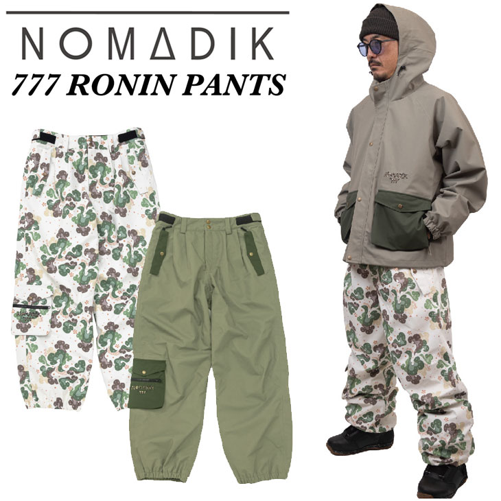 25-26 NOMADIK ノマディック スノボ ウェアー 777 RONIN PANTS パンツ