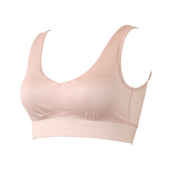 ブラジャー シンプル ソフトブラ ハーフトップ ナイトブラ お肌にやさしい下着 ノンワイヤー Fleep フリープ 日本製 乳がん ネコポス可 81051 S M L LL bra | Fleep | 01