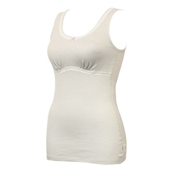 カップ付きタンクトップ ナイトブラ お肌にやさしい下着 Fleep フリープ 綿100％ ノンワイヤー ゆる楽 日本製 ネコポス可 82064 S M L LL | Fleep | 02