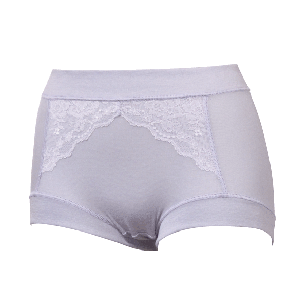 深ばきショーツ シンプルレーシー お肌にやさしい 敏感肌 乾燥肌 かゆみ Fleep フリープ 日本製 セット 術後 ネコポス可 84091 S M L LL | Fleep | 04