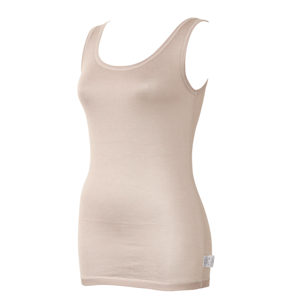 サマー タンクトップ お肌にやさしい下着 Fleep フリープ 汗取り インナー ノースリーブ 袖なし 綿混 爽やか 無地  重ね着 シンプル ネコポス可 84112 S M L LL | Fleep | 01