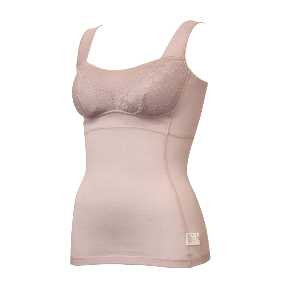 サマー ブラキャミ キャミソール 爽やか 上品 大人 ナイトブラ カップ付き お肌にやさしい下着 Fleep フリープ ノンワイヤー ネコポス可 84117 M L LL | Fleep | 03