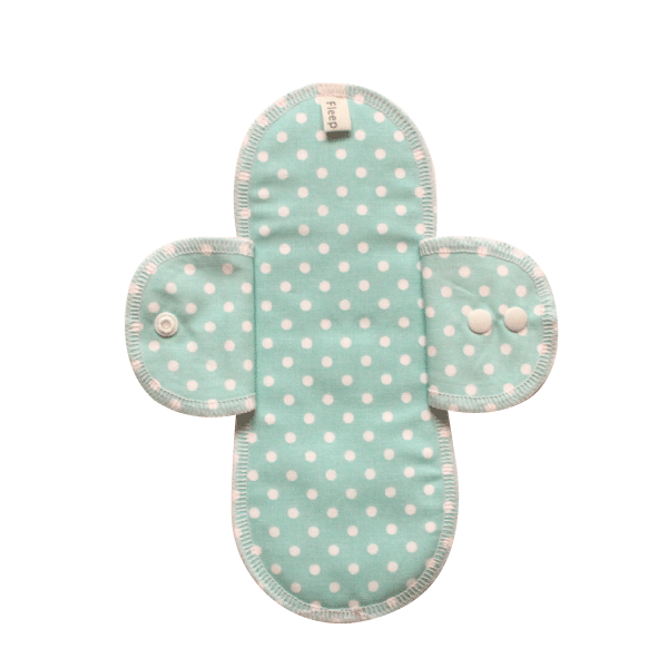 羽根付き布ナプキン お肌にやさしい下着 Fleep フリープ 布ナプキン サニタリー 日本製 ネコポス可 86004new 花柄 ドット ストライプ | ブランド登録なし | 03