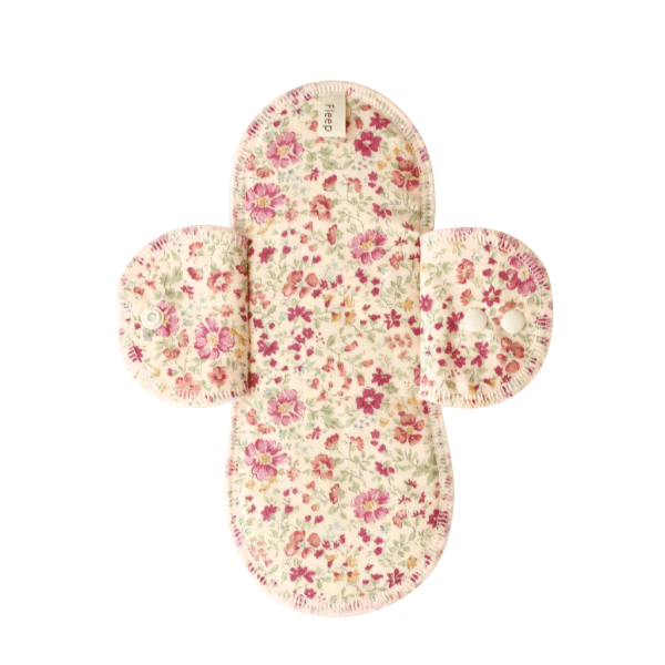 羽根付き布ナプキン お肌にやさしい下着 Fleep フリープ 布ナプキン サニタリー 日本製 ネコポス可 86004new 花柄 ドット ストライプ | ブランド登録なし | 05