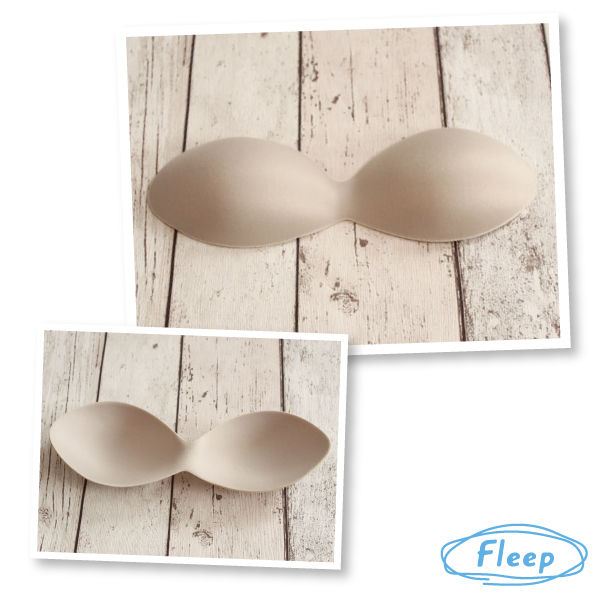 バストパット ピーナッツパット お肌にやさしい下着 Fleep フリープ パット カップ 中国製 ネコポス不可 86015 | Fleep | 01