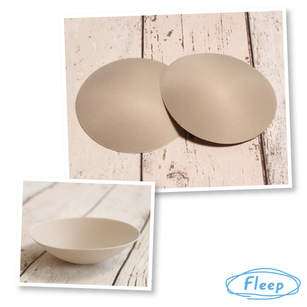 バストパット 丸パット 2個1セット お肌にやさしい下着 Fleep フリープ パット カップ 中国製 ネコポス不可 86023 | Fleep | 01