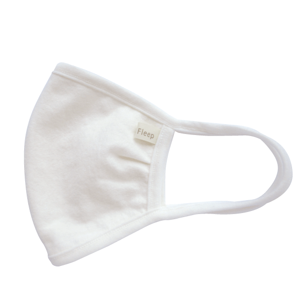 WEB限定品 洗えるマスク Fleep フリープ 綿ベア天 シルク 日本製 マスク 繰り返し使える 布マスク ネコポス可 86027 S M L 島崎株式会社 | ブランド登録なし | 03