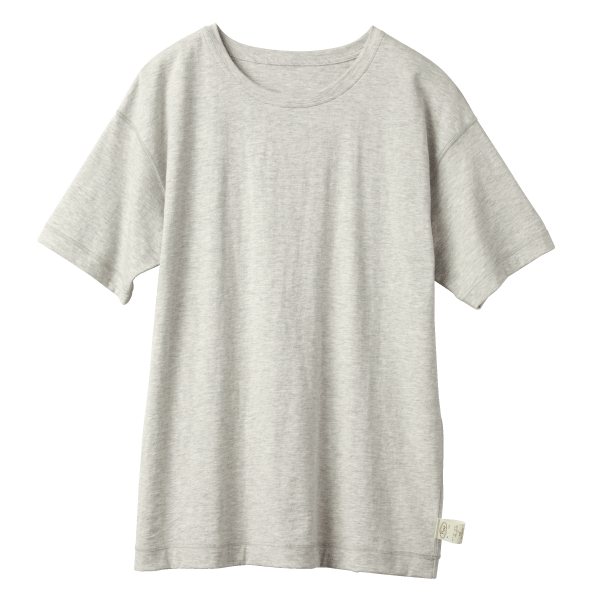 リラックスウェア クルーネック 半袖 Tシャツ 薄手 パジャマ ルームウェア 綿100％  お肌にやさしい Fleep フリープ 送料無料 88029 部屋着 日本製 ネコポス可 | Fleep | 02