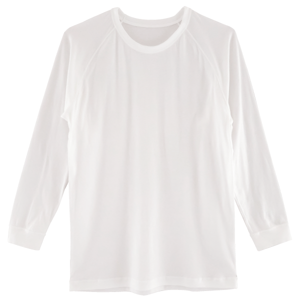 メンズ Men's クルーネック長袖Tシャツ お肌にやさしい下着 Fleep フリープ インナーウェア 日本製 敏感肌 父の日 フリープ インナー 89062 M L ネコポス可 | Fleep | 01