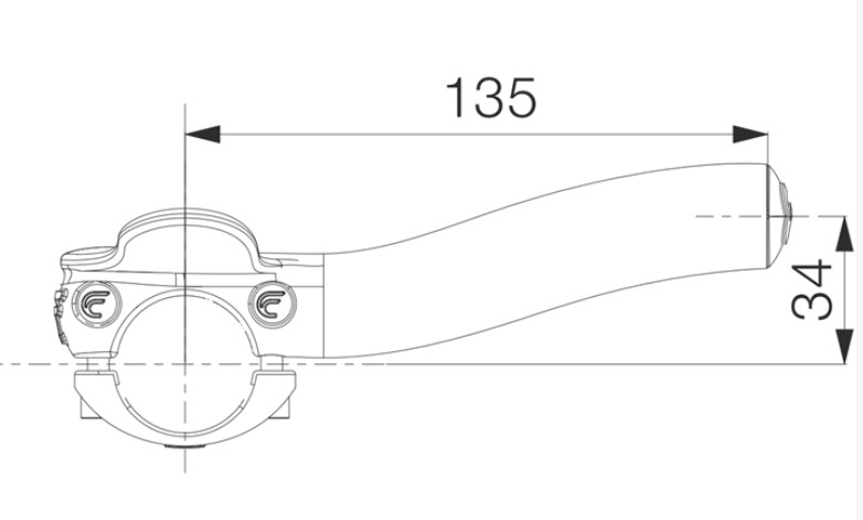 DEDA デダ カーボンブラスト ショート アタッチメント コンパクト トライアスロン |  | 01