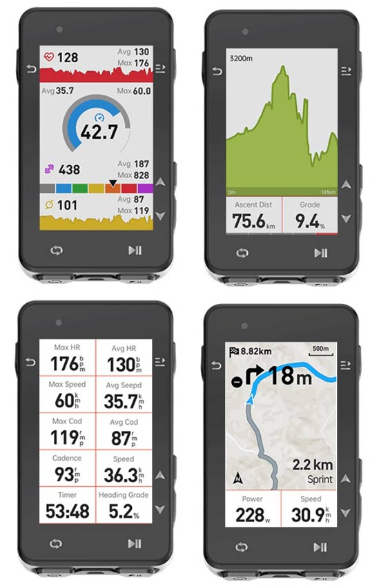 iGPSPORT iGS630S GPS サイクルコンピューター ロードマップ
