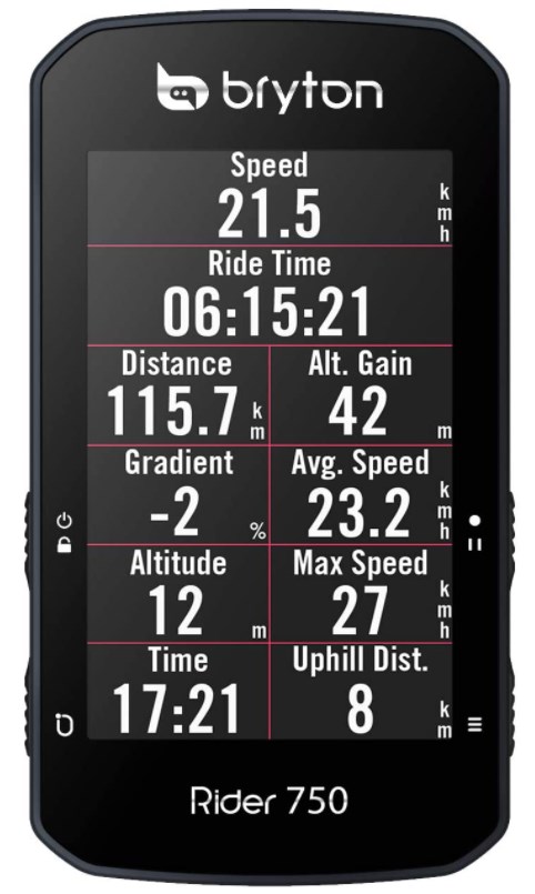 ブライトン New Rider 750SE GPS 2.8インチ カラー液晶 タッチハネル