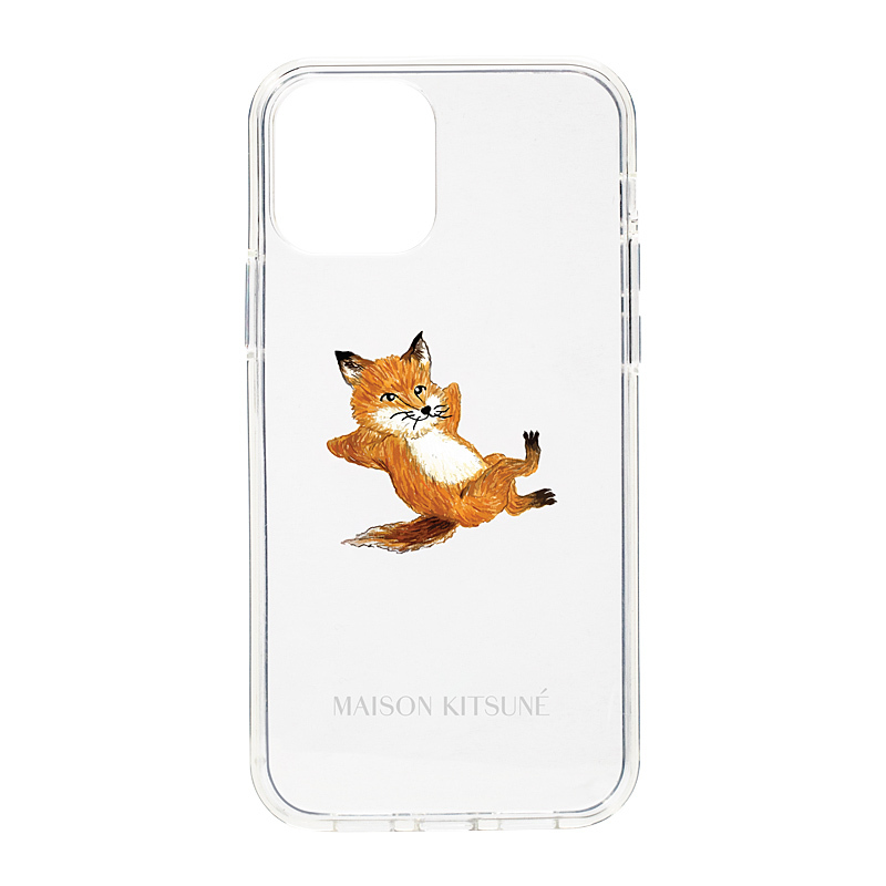 Maison Kitsune x Native Union Chillax Fox Case for iPhone 12  mini（クリア）アイフォンケース【国内正規代理店品】