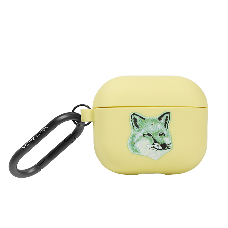 Maison Kitsune x Native Union MONOCHROME FOX HEAD CASE for AirPods（第3世代）イエロー  メゾンキツネ エアーポッズ3ケース【国内正規代理店品】 :monochromefoxhead-ap3-y:Feelgood Shop - 通販 -  Yahoo!ショッピング