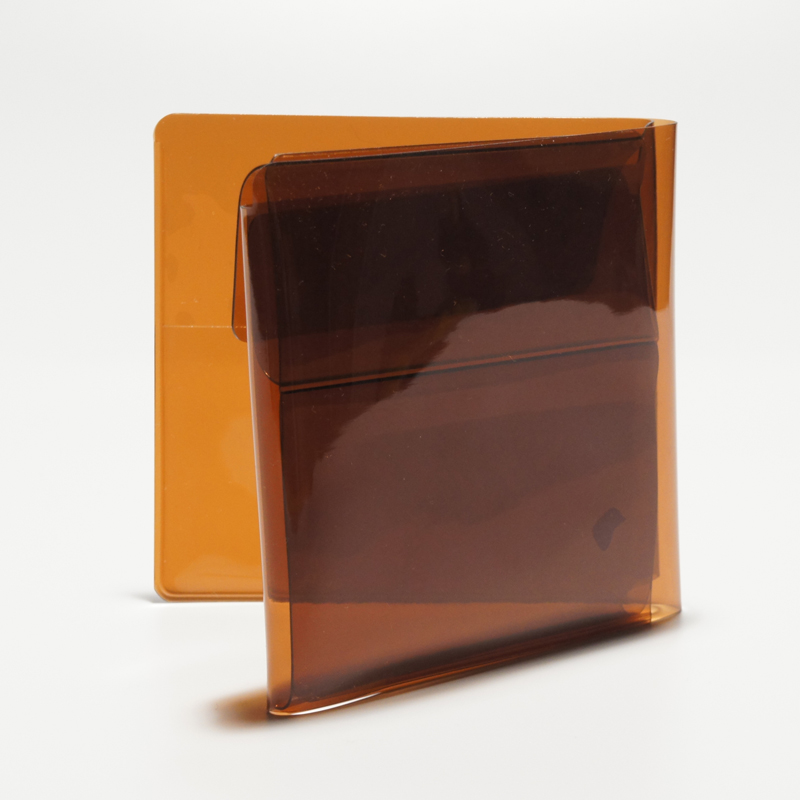 sugata コンビニエンスウォレット（フラット）二つ折り財布 PVC スリム 薄型 透明 小銭入れ...