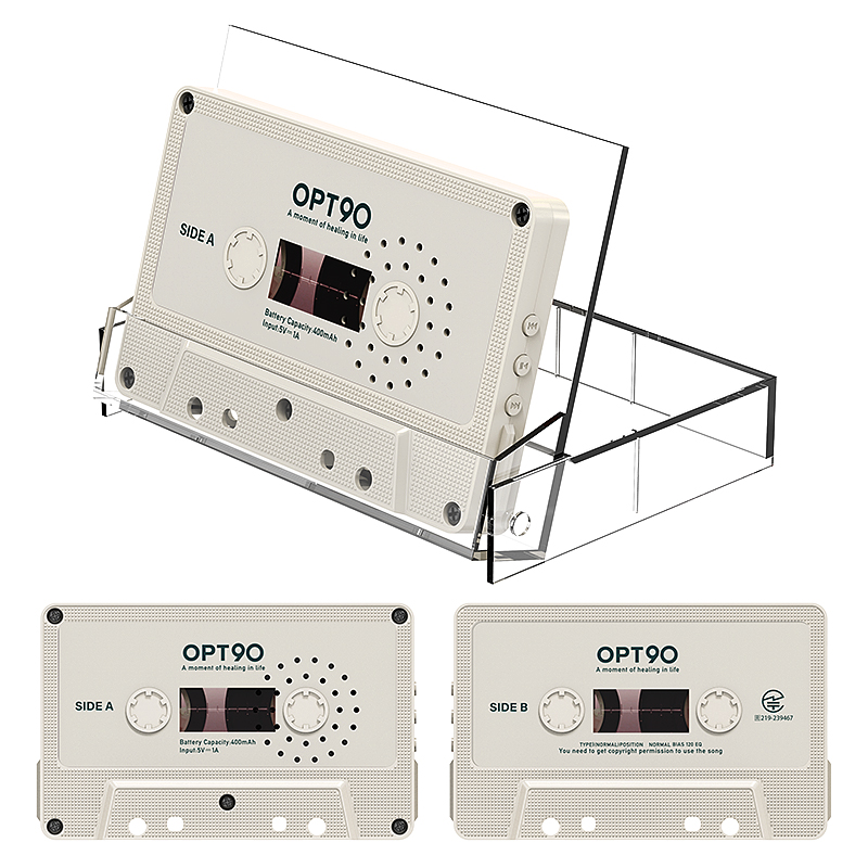 Opt!（オプト）OPT90 カセットスピーカー カセットテープ型Bluetoothスピーカー｜flgds｜05