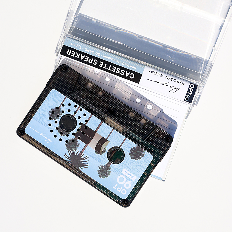 OPT90 カセットスピーカー 永井博「Palm Street Song」カセットテープ