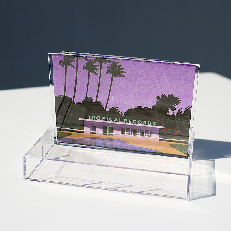OPT90 カセットスピーカー 永井博「TROPICAL RECORDS」カセットテープ