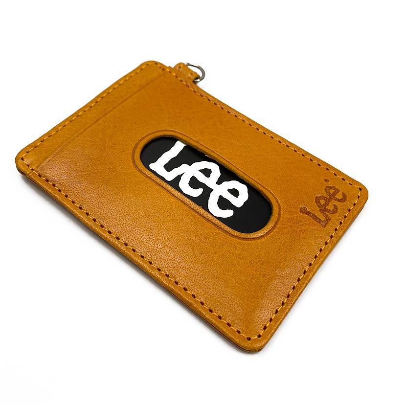Lee LEE パスケース 定期入れ カードケース メンズ レディース ブランド 革 皮 レザー 定期券  リアルレザー Ｄカン 2枚 革小物 リー プレゼント