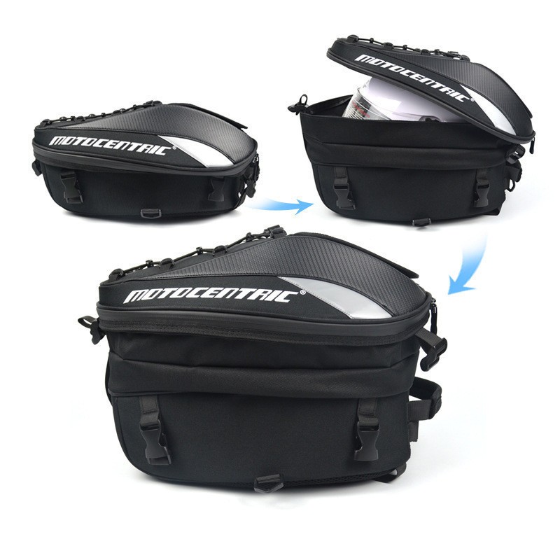 最大47%OFFクーポン シートバッグ リアバッグ ツーリングバッグ ヘルメットバッグ 拡張機能あり 撥水 防水 耐久性 固定ベルト付き ツーリング  バイク用 d-leite.com.br