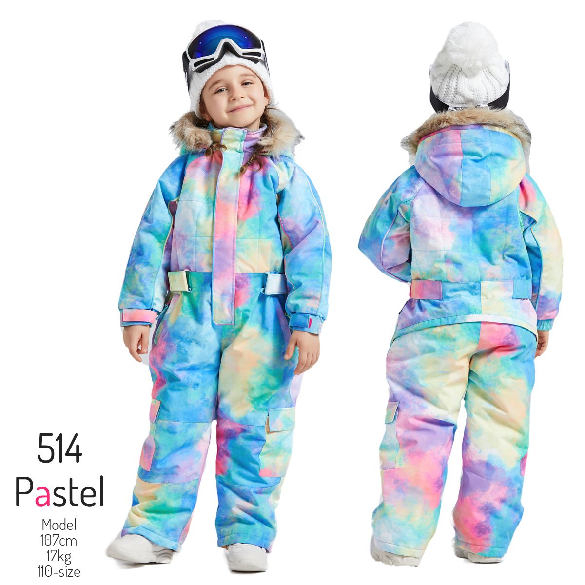 2025 ジャンプスーツ プレゼント 孫 スノーボードウェア つなぎ ワンピース 子供用 スノボ ウェア- スノーボードウエア スノーウェア 雪遊び ぱっとパンツ トイレ楽 人気 かわいい 