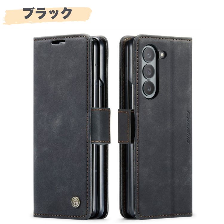 Galaxy Z Fold7 ケース Fold6 Fold5 Fold4 5G 手帳型 レザー 革 ボタン